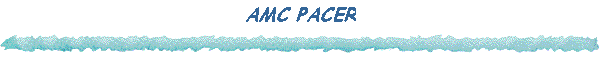 AMC PACER